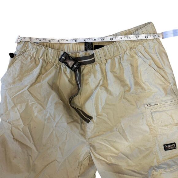 Men's Guide Series Pants Khaki Convertible Zip Off Cargo Hiking Size 44x30 - Picture 8 of 9